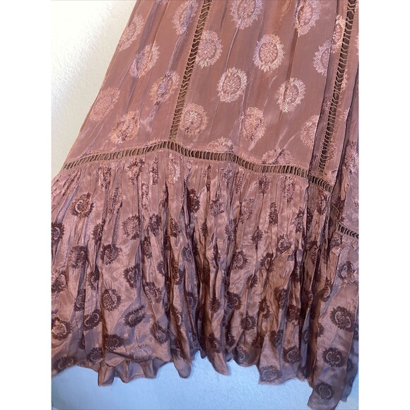 new dress Amuse Society boho hippie fairy Eyelet whimsical Morrisyn L Medallion - Picture 3 of 12